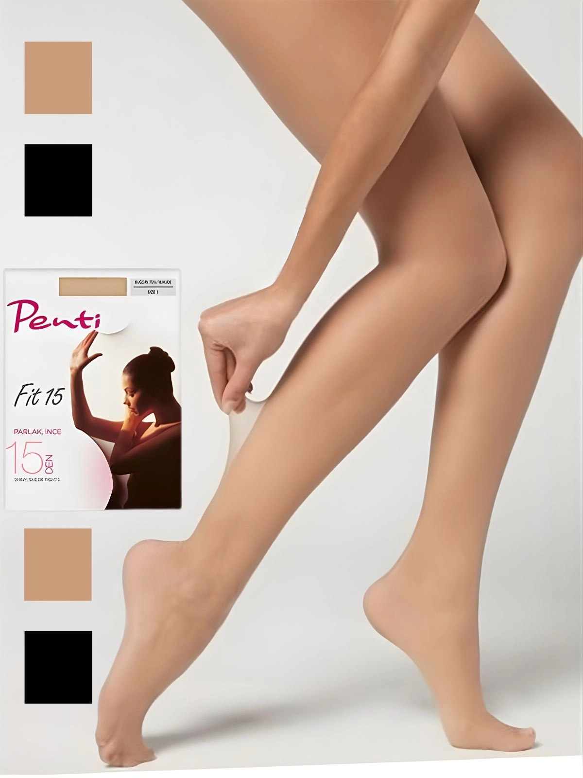 131 جورب نسائي لحمي شفاف كامل