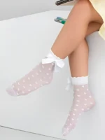 جورب بنات قصير لحمي 2